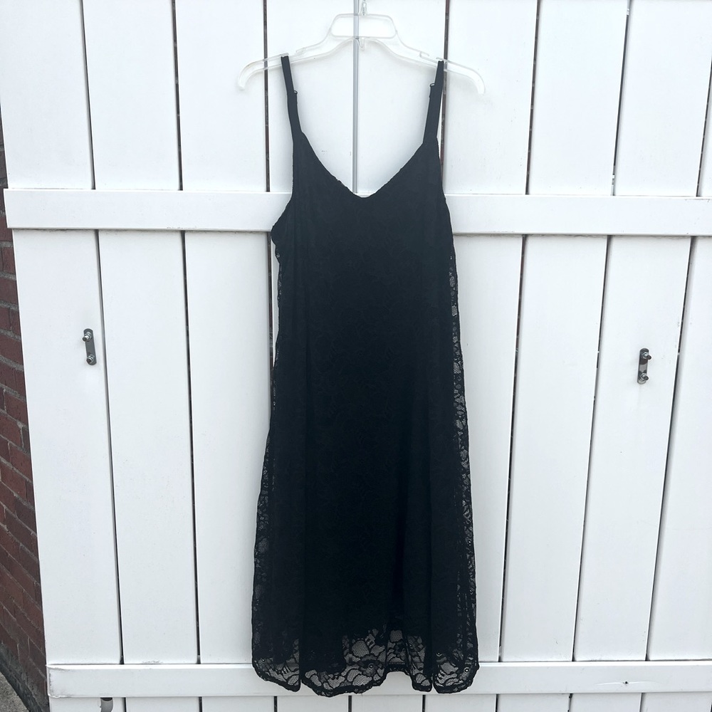 NWOT Torrid Tea-Length Black Dress Size 2X/18/20